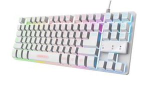 Trust GXT 833W Thado Compact metal gaming TKL keyboard with multicolour LED illumination