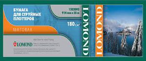 Fotopopierius Lomond XL Photo Paper Matinis 180 g/m2 610mm*30m