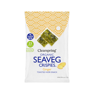 Jūros daržovių traškučiai „Seaveg crispies“ su imbieru, ekologiški
