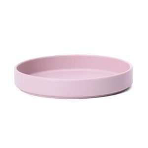 Vaikiška silikoninė lėkštė rožinė petu petu