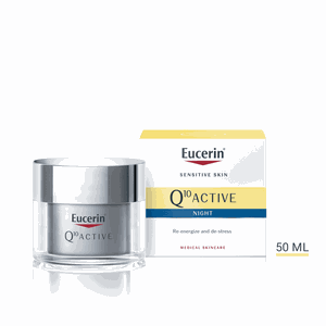 EUCERIN naktinis veido kremas Q10 ACTIVE 50 ml