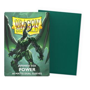 Dragon Shield Japanese size Dual Matte Sleeves - Power (60 Pcs)