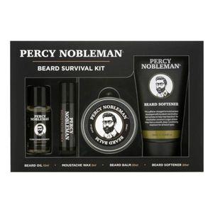 Percy Nobleman Beard Survival Kit Barzdos priežiūros rinkinys, 1vnt