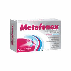 Metafenex 200 mg/500 mg plėvele dengtos tabletės N10