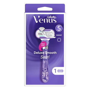 Gillette Venus Deluxe Smooth Swirl Skustuvas moterims, 1vnt