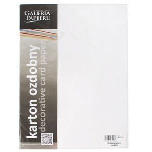 Dekoratyvinis popierius Savannah, A4, 250gr,baltos spalvos, 20 lapų