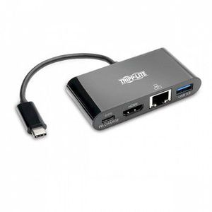 USB-C Multiport Adapter - 4K HDMI, USB-A Port, GbE, 60W PD Charging, HDCP U444-06N-H4GUB Black 