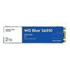 SSD|WESTERN DIGITAL|Blue SA510|2TB|SATA 3.0|3D NAND|Write speed 520 MBytes/sec|Read speed 560 MBytes/sec|M.2|TBW 500 TB|MTBF 1750000 hours|WDS200T3B0B