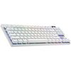 Logitech G Pro X TKL Lightspeed Wireless White Mechanical Keyboard |US, TACTILE SWITCHES