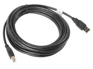 LANBERG CA-USBA-10CC-0050-BK cable USB 2.0 AM-BM 5m black