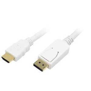 LOGILINK CV0055 - Display Port to HDMI Cable White 2m