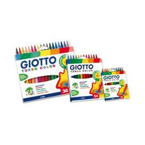Flomasteriai Fila Giotto Turbo Color, 24 spalvos