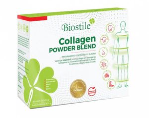 Maisto papildas BIOSTILE Collagen Powder Blend hidrolizuotas kolagenas iš 5 skirtingų šaltinių N30