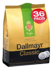 Kavos pagalvėlės Dallmayr "Classic" 36vnt.