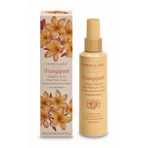 L'Erbolario Perfumed Caress Fluid Body Cream Frangipani Kūno kremas, 150ml
