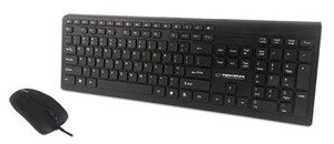 Esperanza EK138 rinkinys - USB klaviatūra + pelė juoda