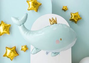 Folinis balionas Mėlynasis banginis 78 cm x 50 cm