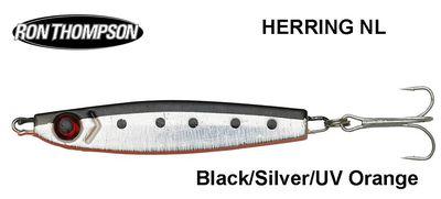 Pilkeris Ron Thompson Herring NL Black/Silver/UV Orange 28 g