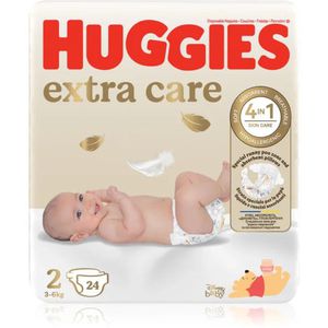 HUGGIES EXTRA CARE vienkartinės sauskelnės 2, 4-6 kg, 24 vnt