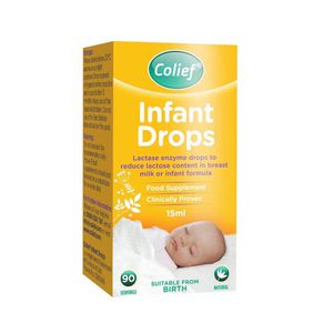 COLIEF laktazės lašai INFANT DROPS, 15 ml