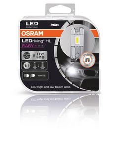 LED OSRAM H7 H18 lemputės LEDriving HL Easy | 64210DWESY-HCB