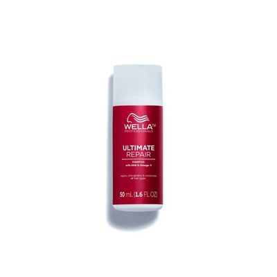 Wella Professionals Ultimate Repair Shampoo Step 1 Intensyvaus poveikio atkuriamasis šampūnas, 50ml