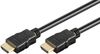 Kabelis Goobay High Speed HDMI Cable with Ethernet 	61163 Black, HDMI to HDMI, 10 m