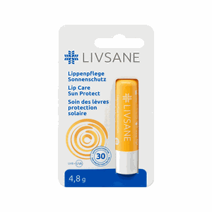 Livsane apsauginis lūpų balzamas nuo saulės SPF30 4,8 g