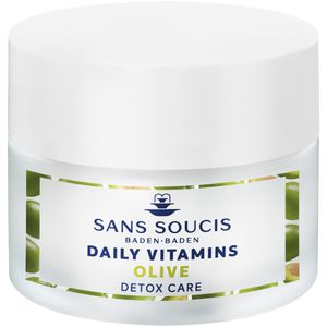 Sans Soucis  Daily Vitamins Olive Detox Care Kremas sudirgusiai veido odai, 50ml