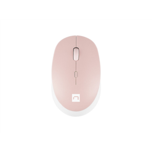 Natec | Mouse | Harrier 2 | Wireless | Bluetooth | White/Pink