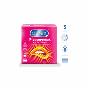 Durex Pleasuremax prezervatyvai N3