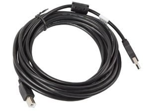 Lanberg Cable USB 2.0 AM-BM 5M Ferryt black