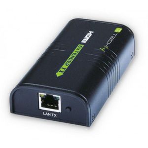 Techly HDMI Extender/Receiver after Cat.5e/6/6a/7 twisted pair, up to 120m, over IP, black