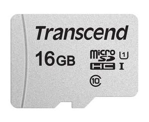 TRANSCEND 16GB microSDHC I Class 10 U1 UHS-I No Adapter