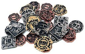 Metal coins - Space units (set of 24 coins)