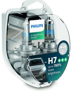 Lemputės H7 X-treme VISION +150% PRO150 | Philips