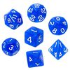 REBEL RPG Dice Set - Moonstones - Lapis Lazuli