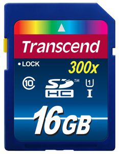 Transcend SDHC 16GB Class 10 UHS-I 400x Premium