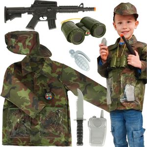Vaikiškas kareivio kostiumas su priedais 4913