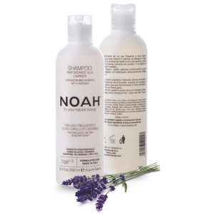 Noah 1.3. Strengthening Shampoo With Lavender Šampūnas kasdieniam naudojimui, jautriai galvos odai, 250 ml
