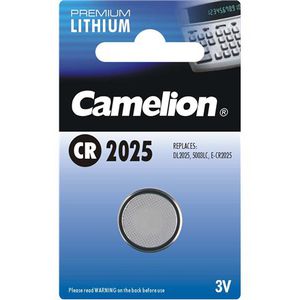 Camelion Lithium Button celles 3V (CR2025), 1-pack 1-pack maitinimo elementai