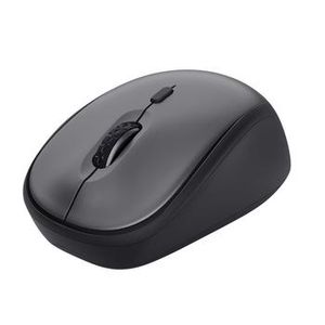 Trust Yvi+ compact wireless mouse with silent buttons; made with 83% recycled materials - Black