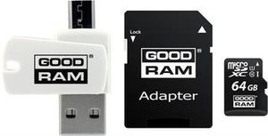 GOODRAM All in One 64GB MICRO CARD class 10 UHS I + card reader, EAN: 5908267930281