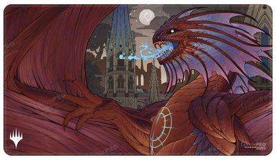 UP - March of the Machine: The Aftermath Niv-Mizzet, Supreme White Stitched Standard Gaming Playmat