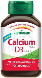 Maisto papildas JAMIESON kalcis su vit. D3 tabletės N90