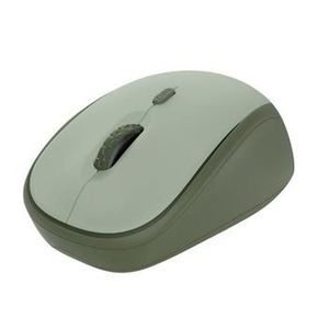 Trust Yvi+ compact wireless mouse with silent buttons; made with 83% recycled materials - Green