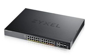 Zyxel XGS2220-30HP Valdomas L3 Gigabit Ethernet (10/100/1000) Maitinimas per Eternetą (PoE) Juoda