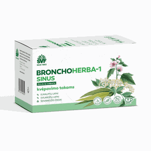 BRONCHOHERBA-1 SINUS žolelių arbata 1,5 g, N20