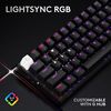 Logitech G Pro X 60 TKL Lightspeed wireless black mechanical keyboard | US, TACTILE SWITCHES