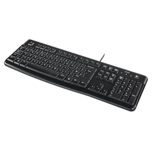 Logitech K120 Keyboard layout Rus, 1.5 m, Black, Russian, 550 g